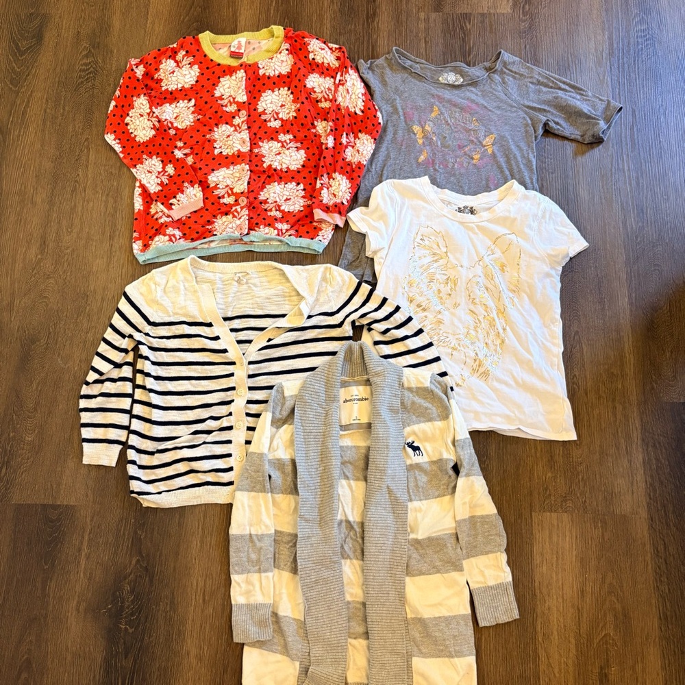 Girls Bundle Lot 10 Abercrombie Juicy Couture Matilda Jane J. Crew 5pc Set GUC